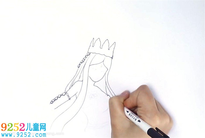 冰公主怎么畫