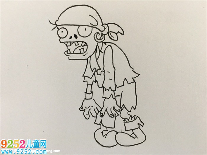 五個(gè)僵王怎么畫