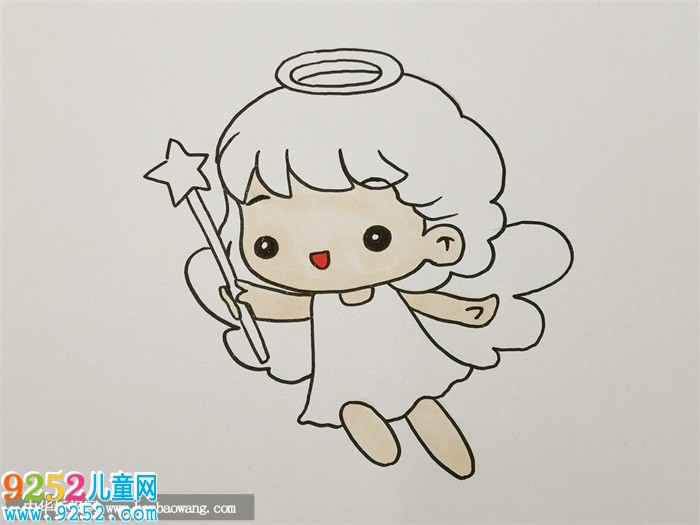 帶翅膀的小天使<a href=http://www.inspiredelm.com/jianbihua/ target=_blank class=infotextkey>簡筆畫</a>