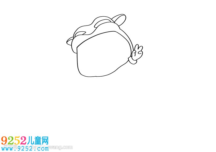 豬豬俠怎么畫一步一步
