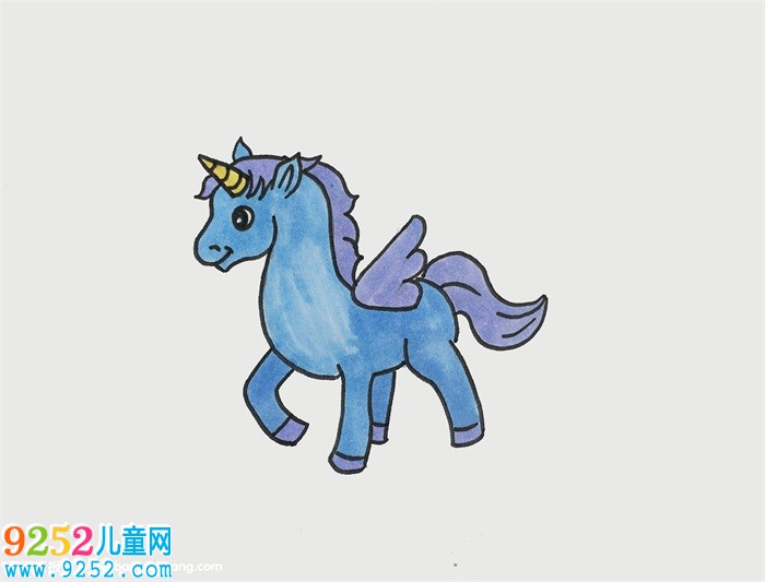 簡單獨角獸畫法