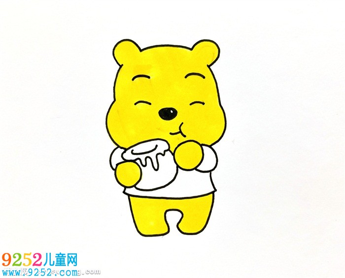 小熊維尼怎么畫