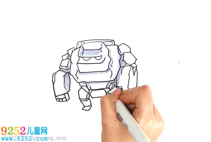 戈侖石人怎么畫