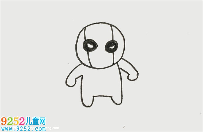 死侍全身怎么畫