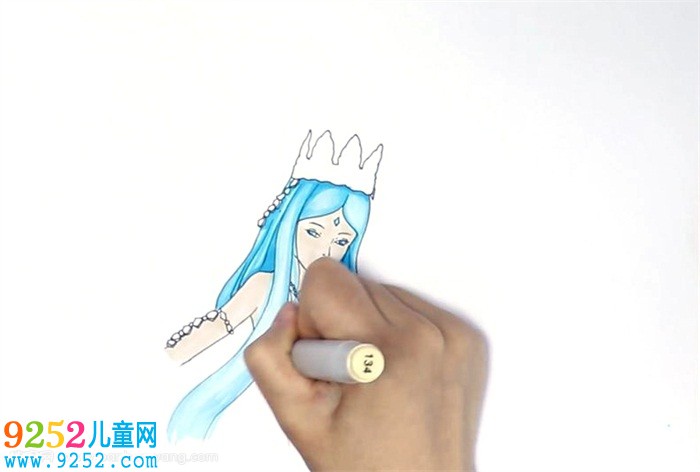 冰公主怎么畫