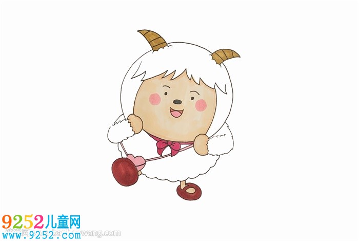 暖羊羊怎么畫