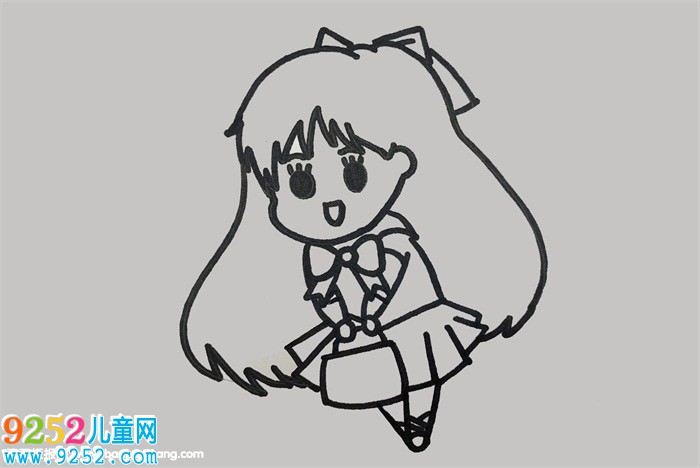 畫美少女怎么畫