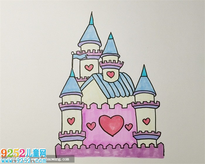 迪士尼城堡<a href=http://www.inspiredelm.com/jianbihua/ target=_blank class=infotextkey>簡(jiǎn)筆畫</a>教程