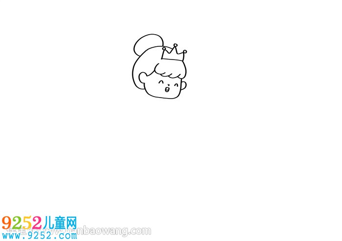 一步一步教畫可愛公主