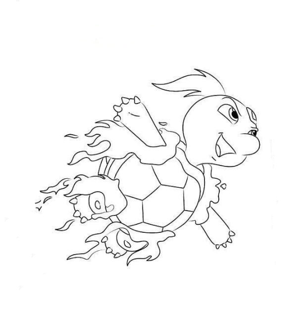 小鯉魚(yú)歷險(xiǎn)記卡通人物簡(jiǎn)筆畫(huà),雙面龜簡(jiǎn)筆畫(huà)