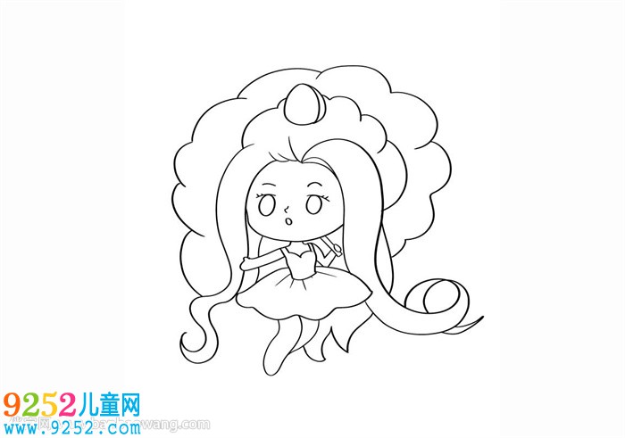 怎么畫(huà)葉羅麗仙子茉莉