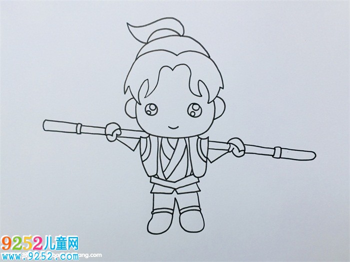 至尊寶<a href=http://www.inspiredelm.com/jianbihua/ target=_blank class=infotextkey>簡筆畫</a>步驟