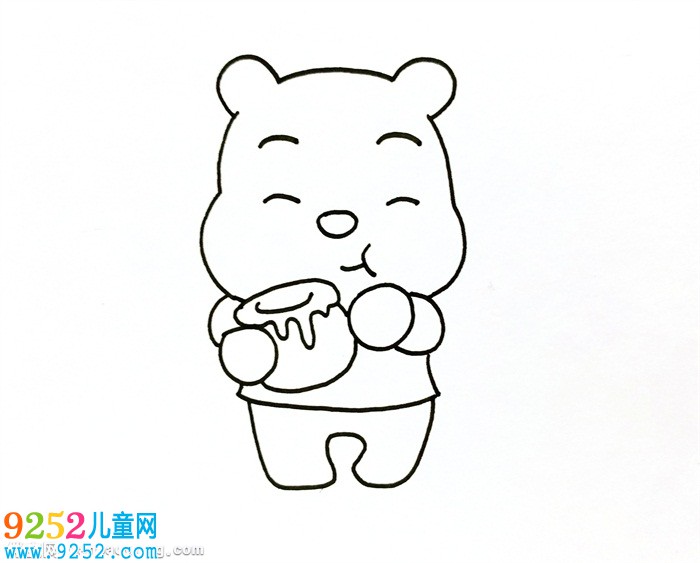 小熊維尼怎么畫