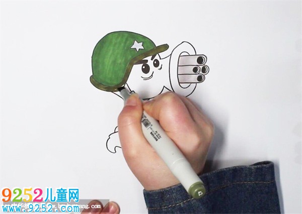 機(jī)槍射手怎么畫