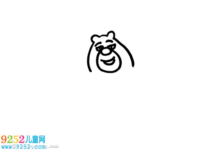 熊二怎么一步一步地畫