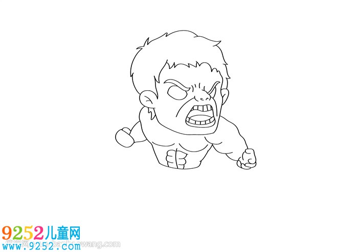 綠巨人浩克怎么畫