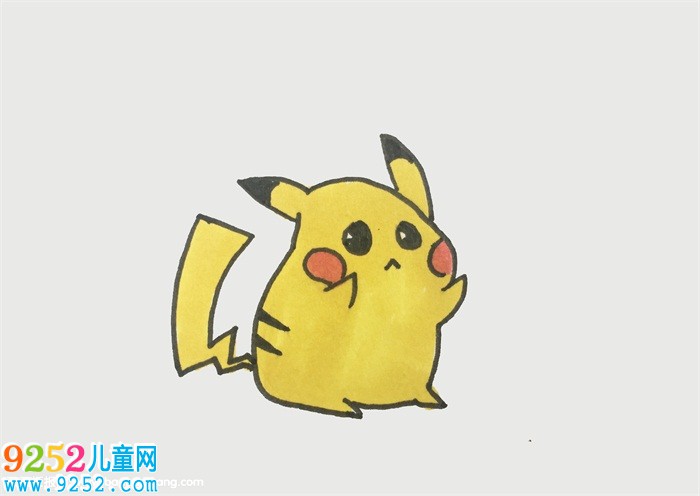 皮卡丘簡筆一步一步畫