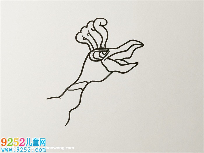 神奇寶貝鳳王怎么畫