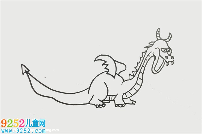 怎樣畫帥氣的飛龍