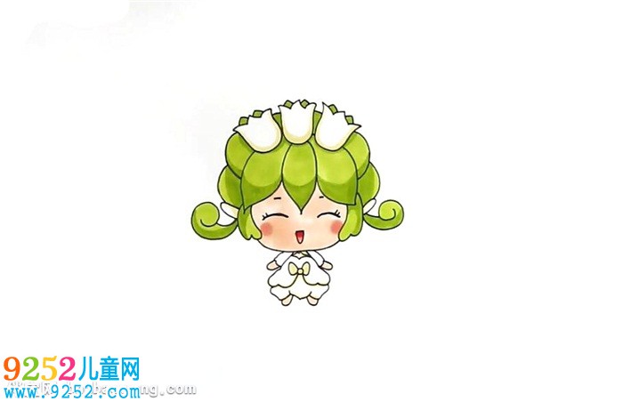 鈴蘭花精靈王怎么畫