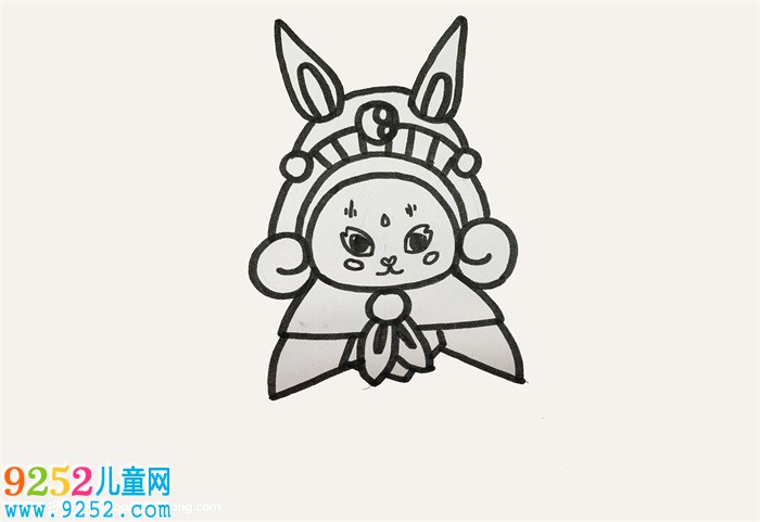 兔兒爺怎么畫