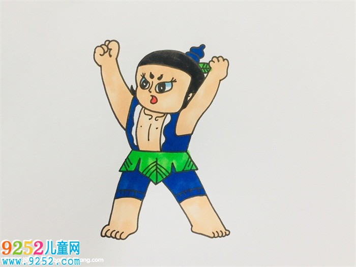 葫蘆娃簡單畫法