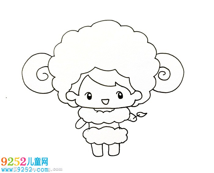白羊座娃娃怎么畫