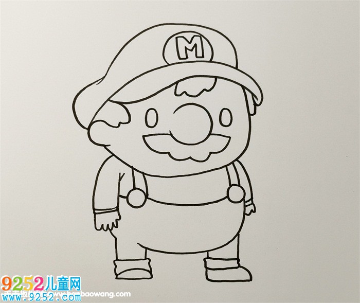 馬里奧<a href=http://www.inspiredelm.com/jianbihua/ target=_blank class=infotextkey>簡筆畫</a>步驟