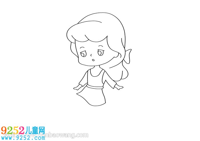 一步一步教畫(huà)灰姑娘