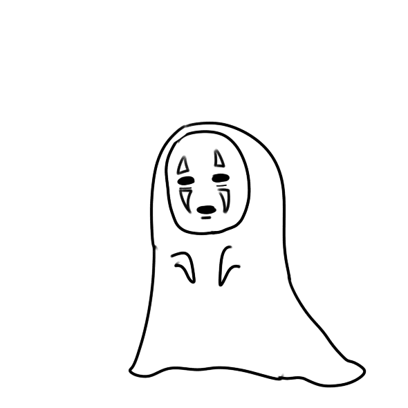 無(wú)臉男怎么畫(huà)？千與千尋里的無(wú)臉男簡(jiǎn)筆畫(huà)教程分享