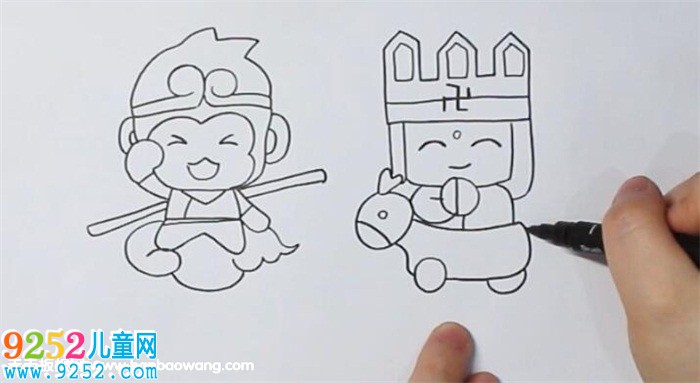 西游記師徒四人<a href=http://www.inspiredelm.com/jianbihua/ target=_blank class=infotextkey>簡筆畫</a>