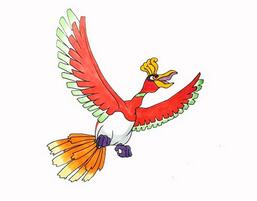 神奇寶貝鳳王怎么畫(huà)？