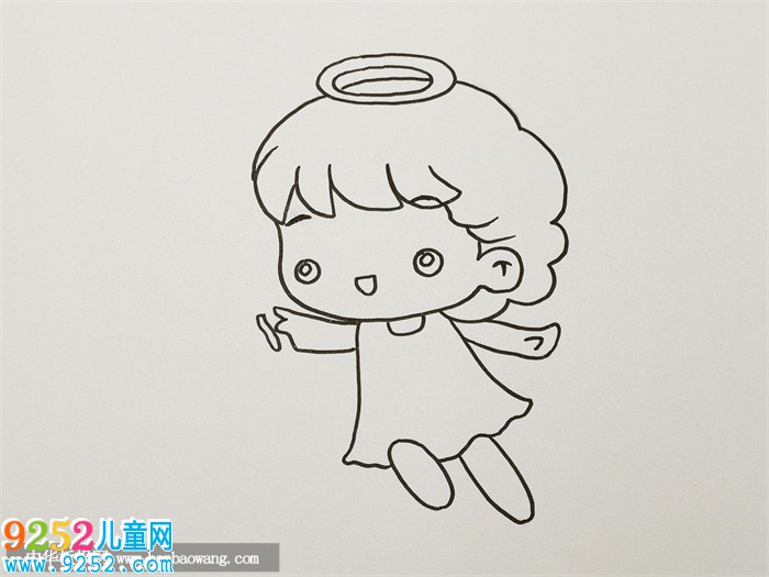 帶翅膀的小天使<a href=http://www.inspiredelm.com/jianbihua/ target=_blank class=infotextkey>簡筆畫</a>