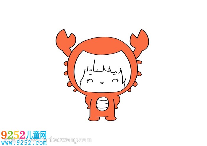 巨蟹座的畫法