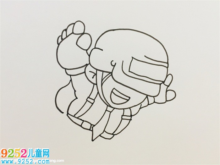 吃雞怎么畫