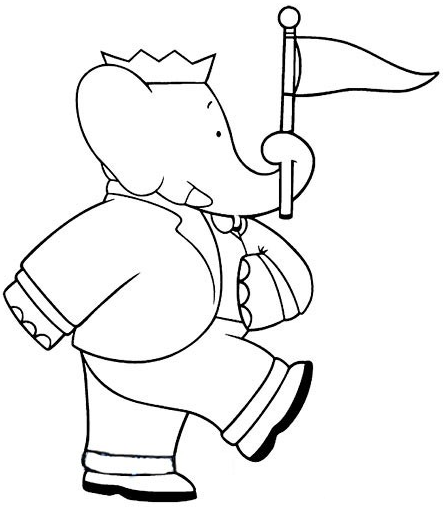 卡通大象簡(jiǎn)筆畫(huà)