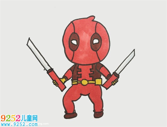 死侍全身畫法