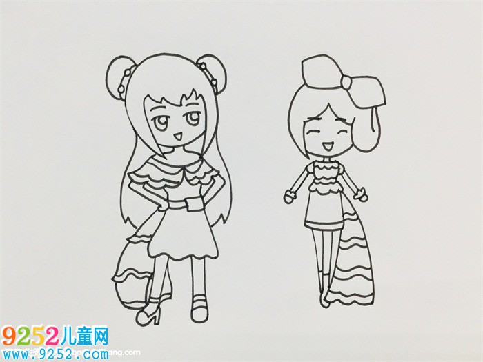 齊哪和菲靈怎么畫