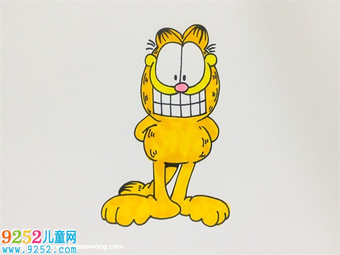 簡單的加菲貓<a href=http://www.inspiredelm.com/jianbihua/ target=_blank class=infotextkey>簡筆畫</a>