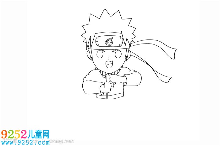 怎么畫火影忍者