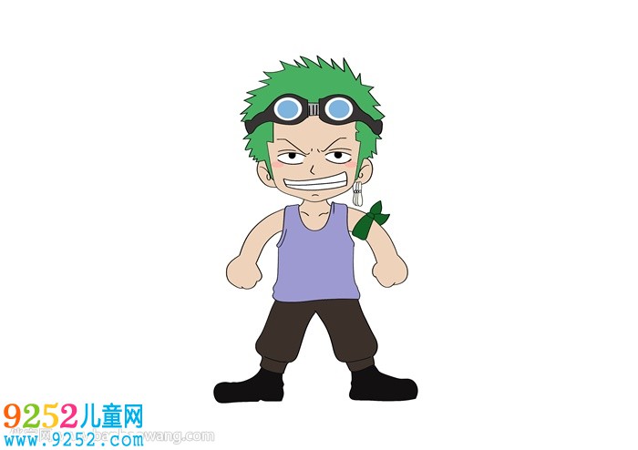 索隆怎么畫