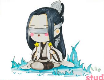 魔道祖師曉星塵簡筆畫