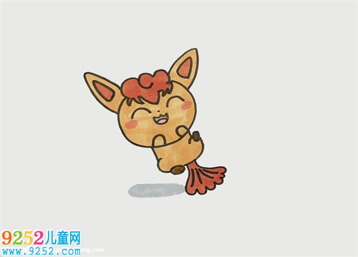 六尾怎么畫一步一步教，簡單六尾<a href=http://www.inspiredelm.com/jianbihua/ target=_blank class=infotextkey>簡筆畫</a>