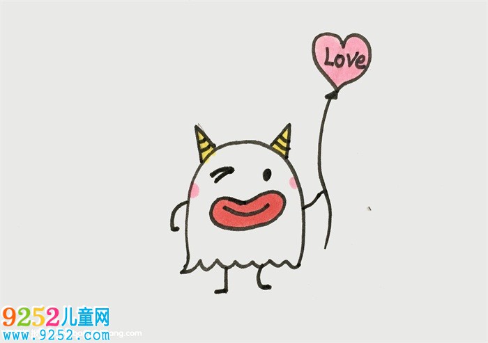 大嘴怪怎么畫
