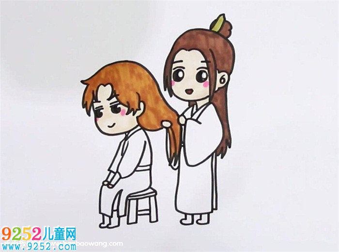 謝憐花城Q版<a href=http://www.inspiredelm.com/jianbihua/ target=_blank class=infotextkey>簡(jiǎn)筆畫(huà)</a>
