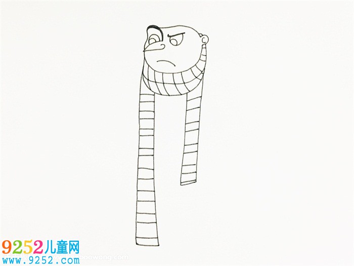 神偷奶爸的格魯怎么畫