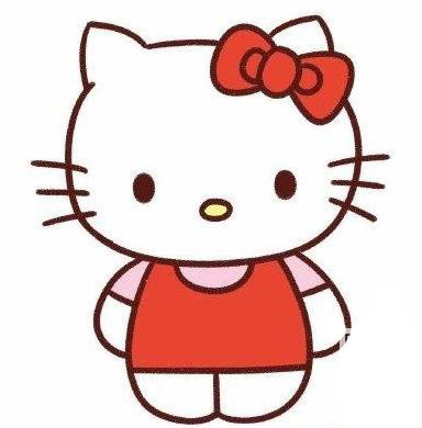 漂亮的凱蒂貓?jiān)趺串媉漂亮的凱蒂貓的<a href=http://www.inspiredelm.com/ertonghua/ target=_blank class=infotextkey>兒童畫</a>作品
