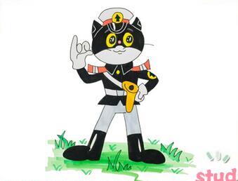 黑貓警長簡筆畫怎么畫？