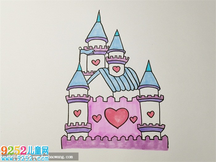 迪士尼城堡<a href=http://www.inspiredelm.com/jianbihua/ target=_blank class=infotextkey>簡(jiǎn)筆畫</a>教程