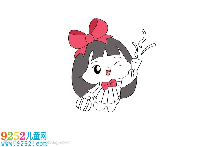 卡通小伶怎么畫